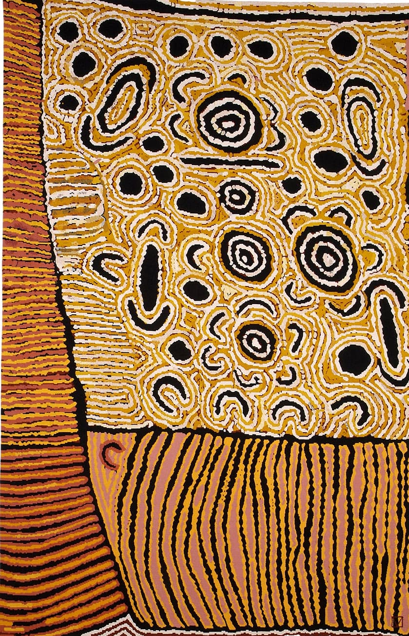 Aboriginal discount art tapestry